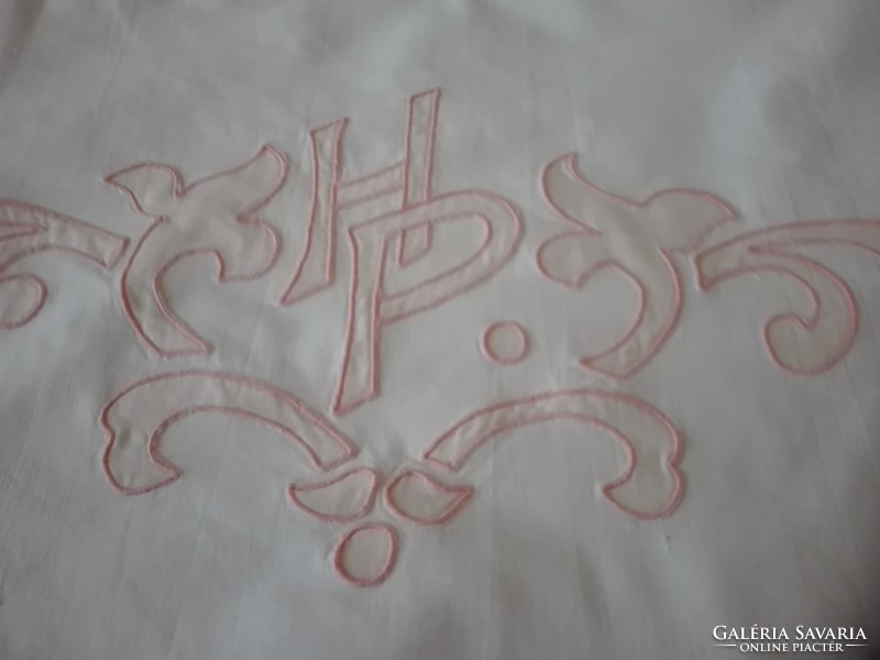 Pillow cover, hp monogram, pure cotton, 87 x 62 cm