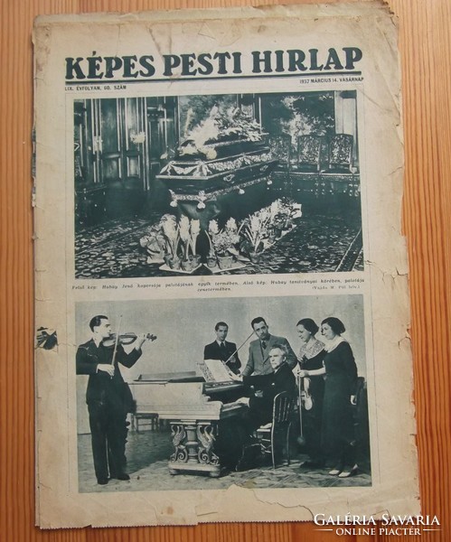 Kepes Pest newspaper 1936-1937 (9 pieces)