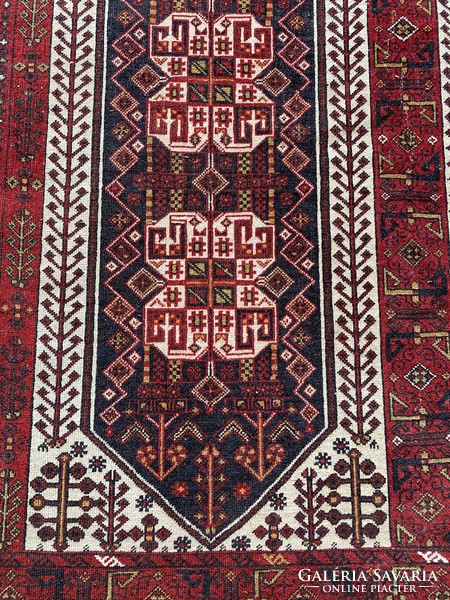 Antique Kunduz Afghan carpet 200x285