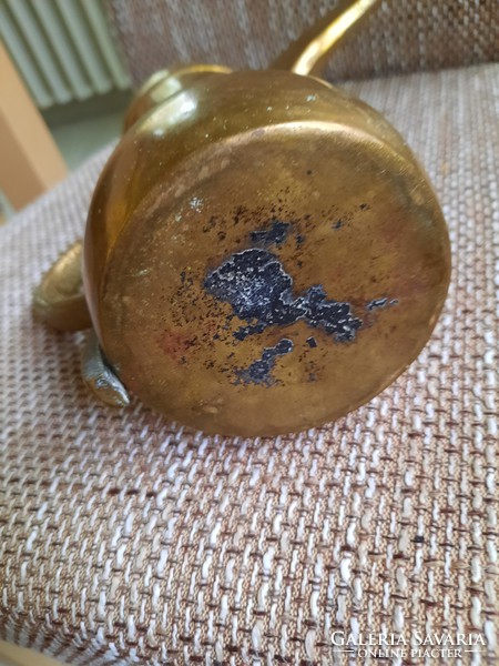 Antik kézzel készült réz kávékiöntő az 1800-as évekből( török-perzsa?)