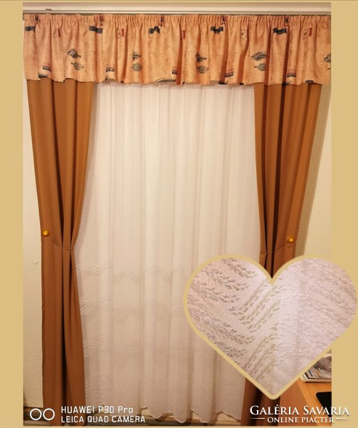 Curtain set that does not require ironing-new