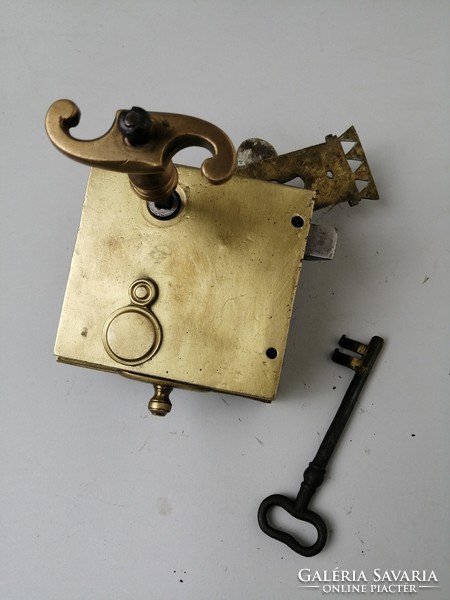 Barokk zár sárgarézből - Baroque antique lock