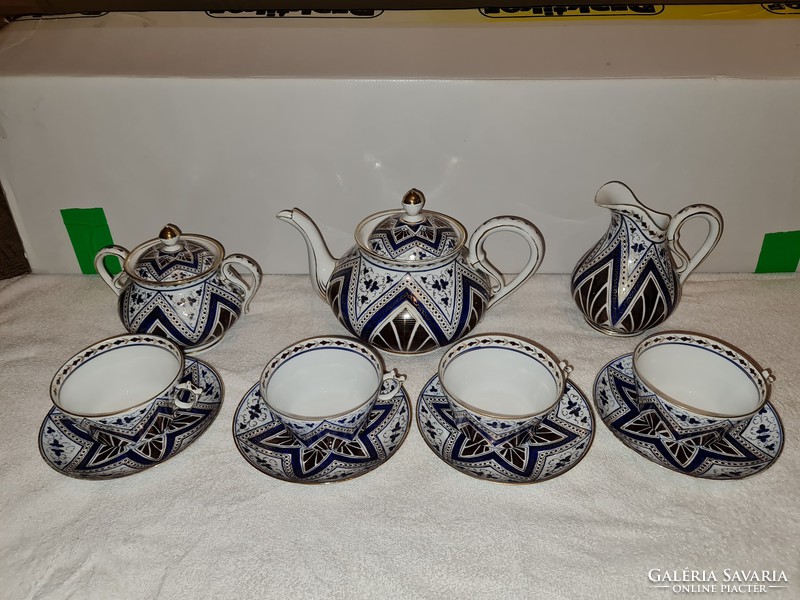 Antik porcelán teáskészlet