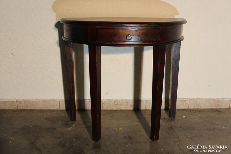 A237 solid mahogany console table