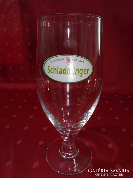 Schladminger francia kristály söröspohár, 0.5 l, magassága 20,5 cm. 6 db egyben eladó.Vanneki!