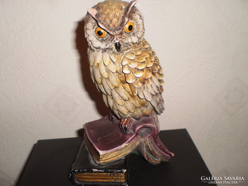 Ceramic smart owl damaged