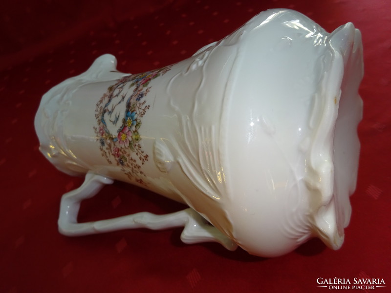Német porcelán, antik teakiöntő, magassága 21,5 cm. Vanneki!