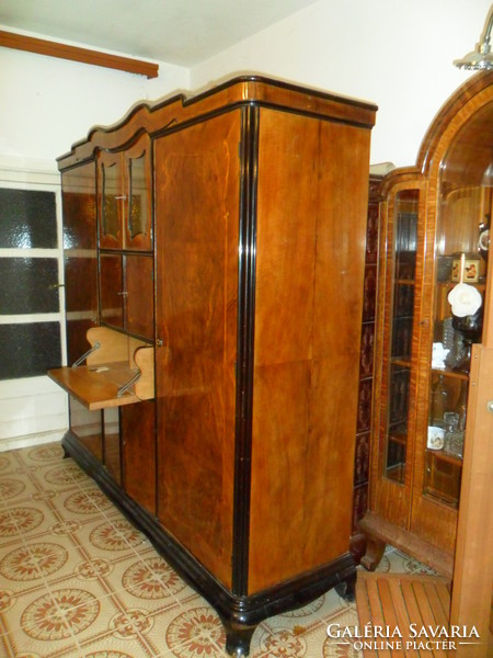 Wardrobe with an opening desk,