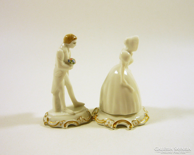 Rosenthal, wedding couple in white dress, miniature figures! (T011)