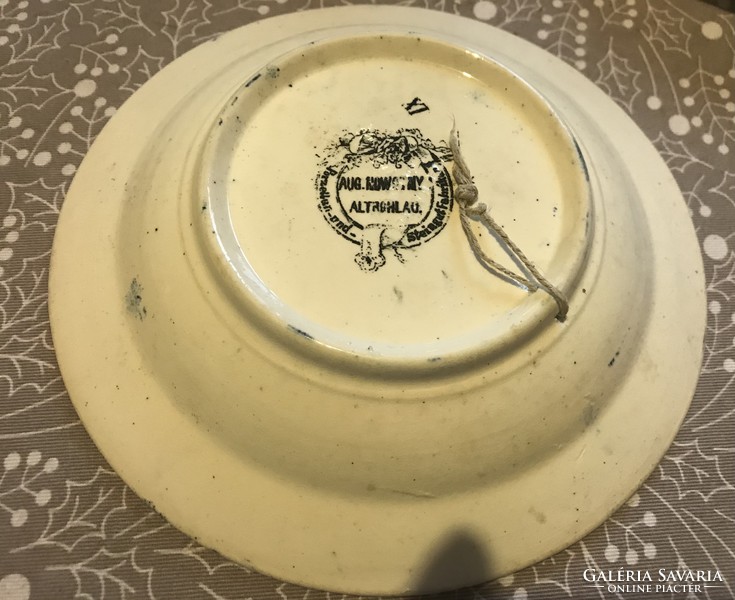 Angol antik tányér