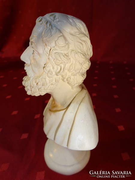 Bust of Homer alabaster, height 14.5 cm. He has!