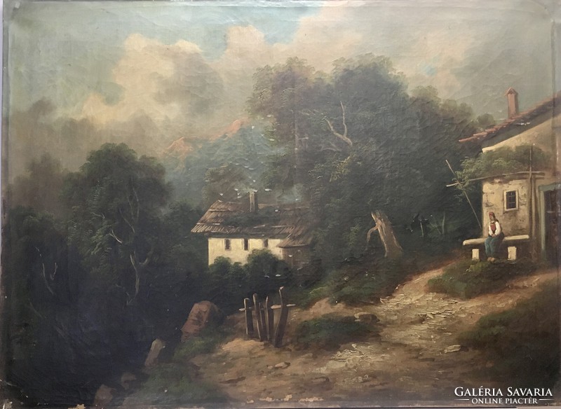 Landscape oil painting 75x100cm