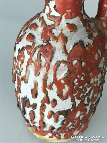 Retro kerámia kancsó Kovács Gyula keramikus művésztől