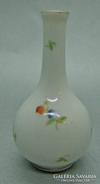 B107 Ó Herendi virágmintás ibolya váza 1941-ből - hibátlan szép állapotban