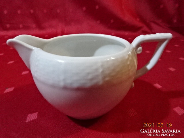 Herend porcelain, white milk spout, top diameter 6.5 cm. He has!