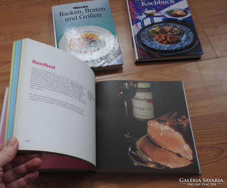 Német nyelvű szakácskönyvek - Miele  Mikrowellen-Kochbuch Backen, Braten und Grillen Schnell&Schlank