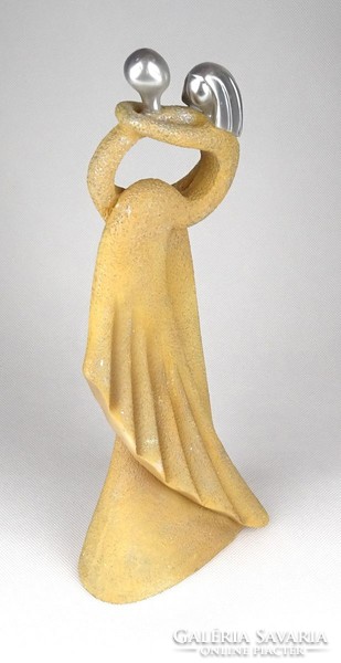 1D297 Modern művészi műgyanta táncospár szobor 31 cm