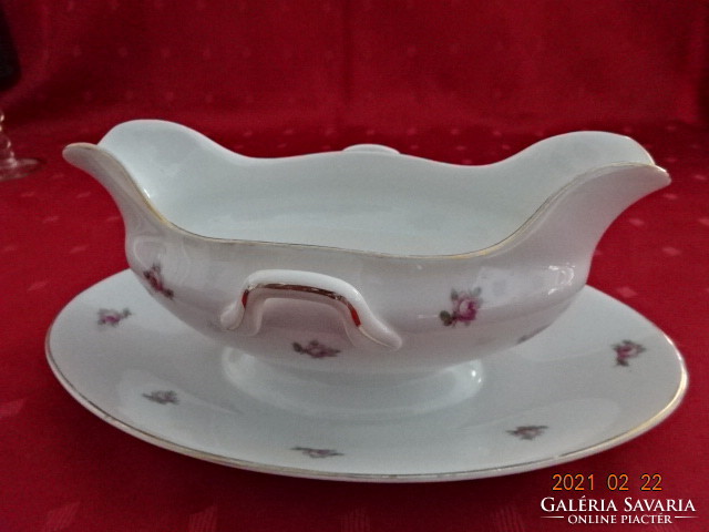 Zsolnay porcelán, antik, pajzspecsétes szószos tál, hossza 23 cm. Vanneki!