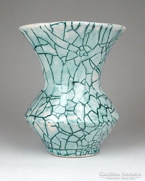 1D320 Retro Gorka jellegű iparművészeti kerámia váza 13.5 cm