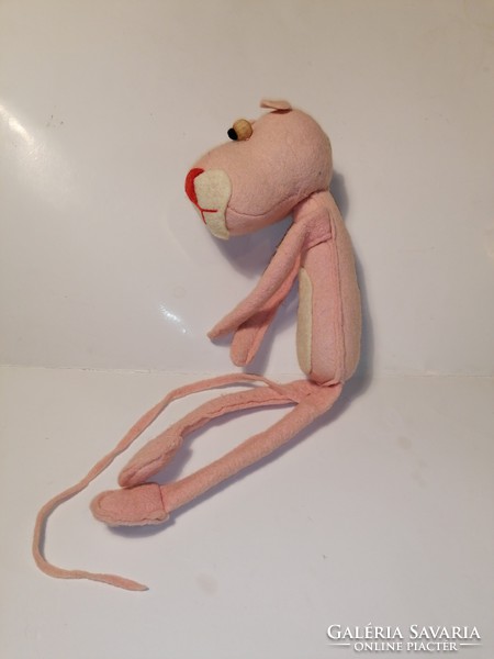 Pink panther sewn from felt (803)