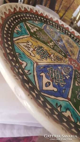 Ceramic wall plate - German Nepalese -