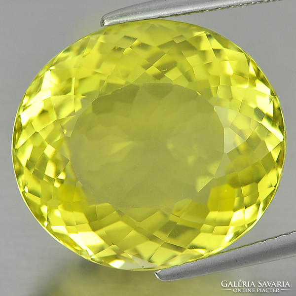 Real, 100% natural extra large yellow lemon quartz gemstone 19.43ct!!! (If)!!!