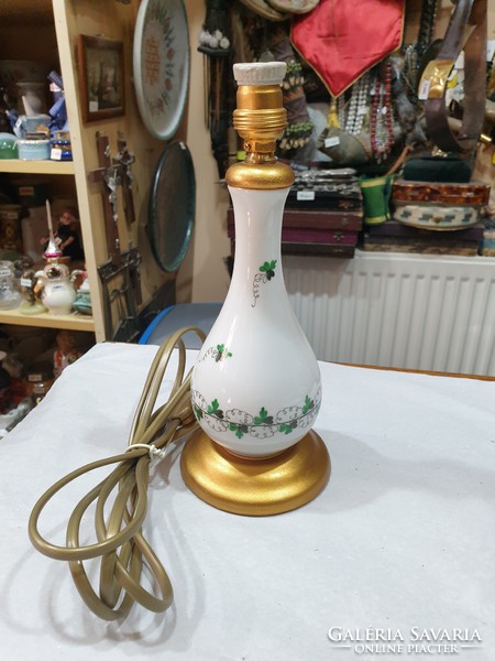 Herend porcelain lamp