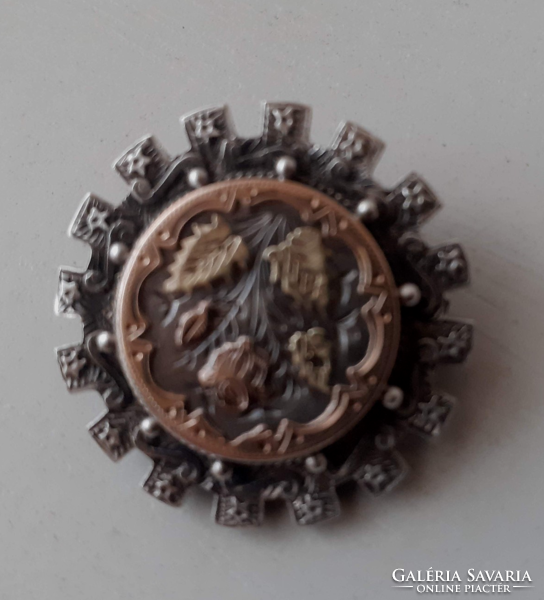 Old custom made brooch pin