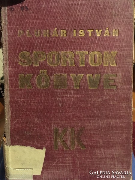 /1935/ Book of sports, edited; István pluhár