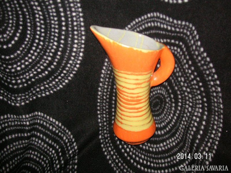 Gorka gauze vase, juried, with gallery label, 22 cm
