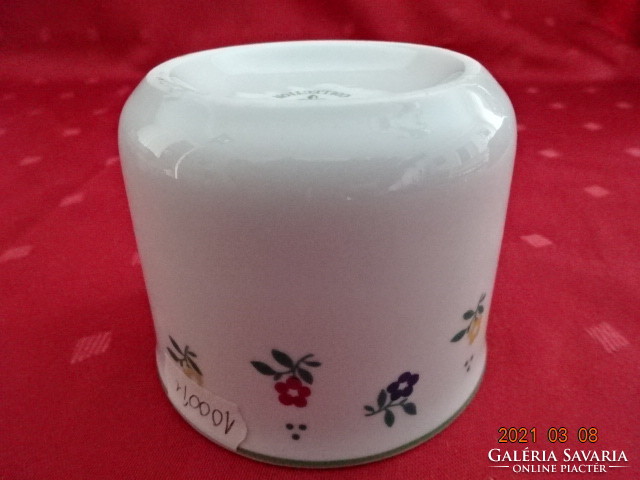 Luciano Italian porcelain, flower-patterned sugar bowl, diameter 8.5 cm. He has!