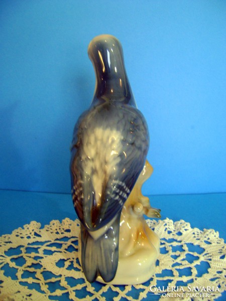 Zsolnay porcelain kingfisher woodpecker