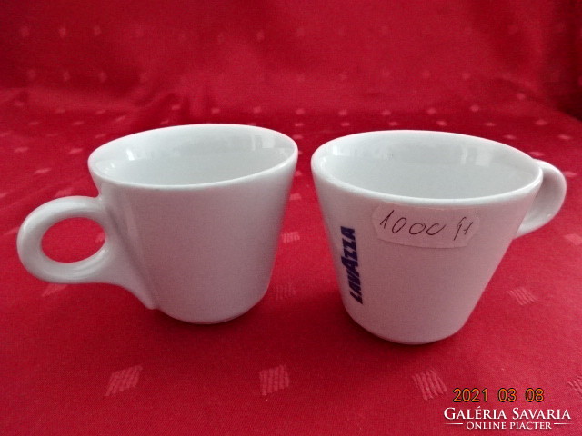 Italian porcelain lavazza coffee cup, diameter 6.5 cm. He has!