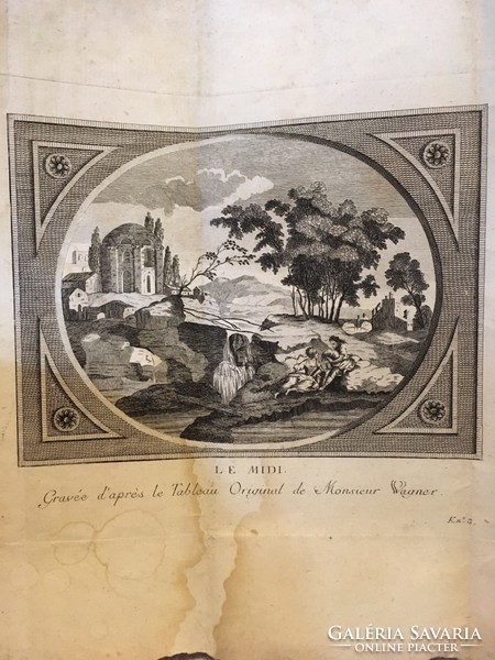 L E  MIDI. Gravée daprés le Tableau Original de Monsieur Wagner   Kn. 3