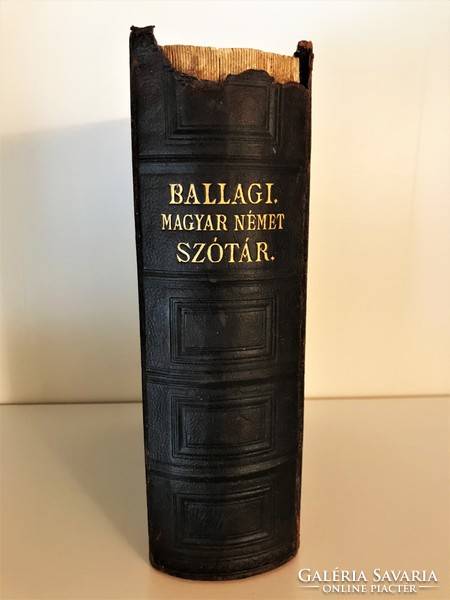 Dr. Ballagi Mór Új teljes magyar és német szótára