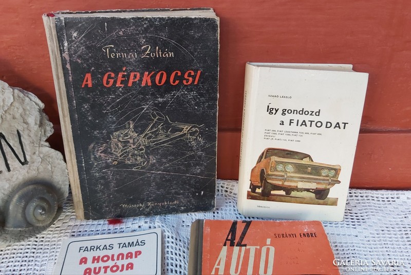 Autós , Ternai Zoltán : a Gépkocsi Így gondozd a Fiatodat , A Holnap autója  egyben könyv