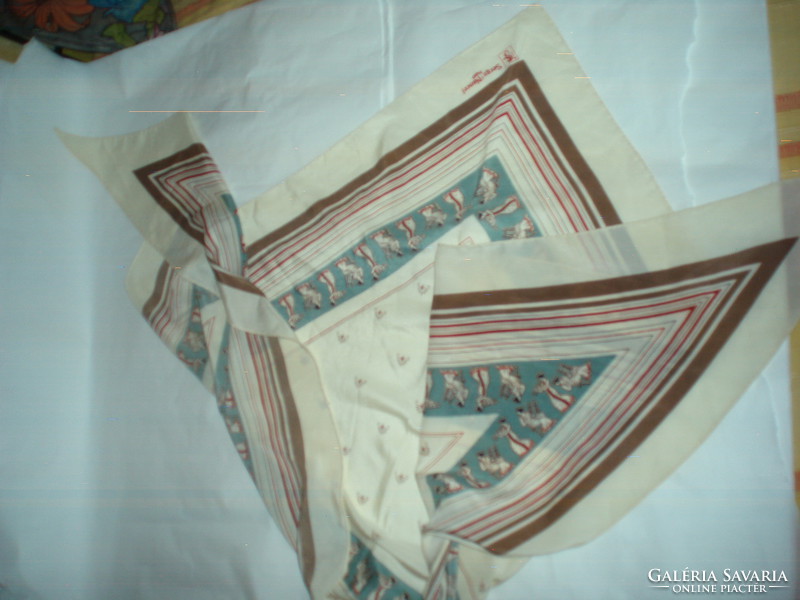 Vintage army nancel silk scarf