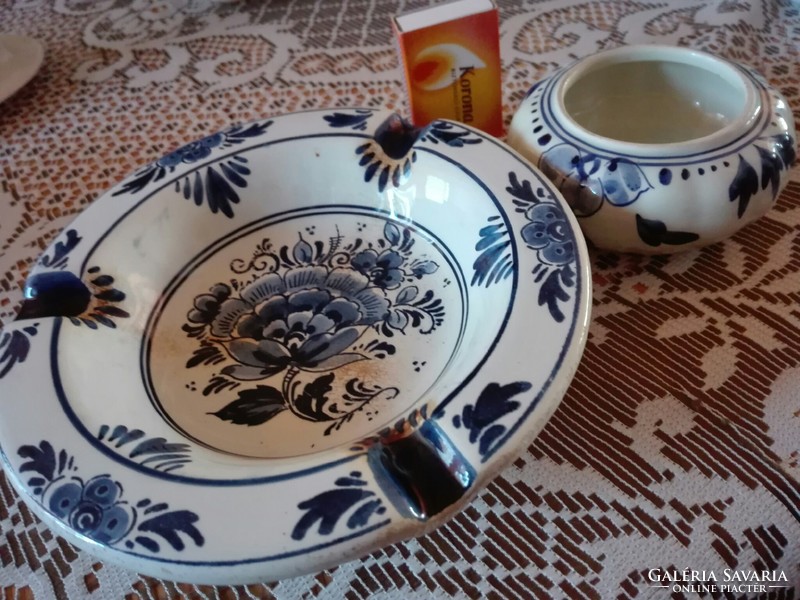 Delft Dutch porcelain ashtray xx