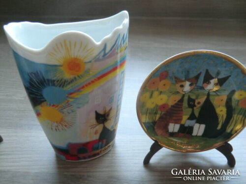 Goebel Rosina Wachtmeister plates & small vase collection