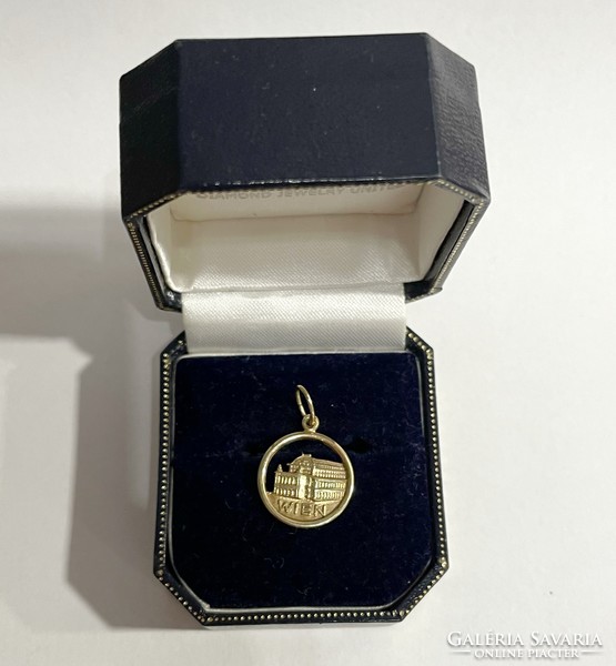 14K gold pendant - Vienna - 1.56 g