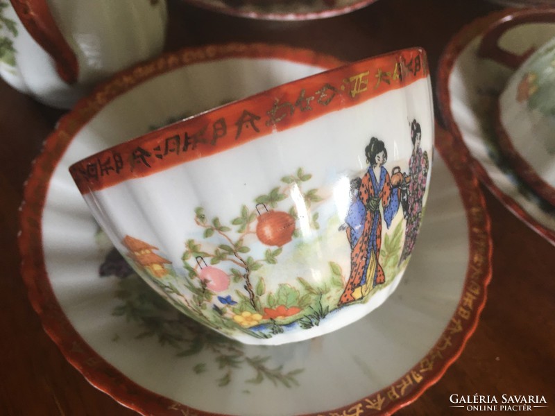 Teacups-4 pieces, Japanese from the 1920s-30s