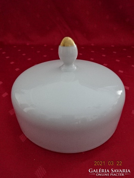German porcelain, butter holder top, diameter 13 cm.