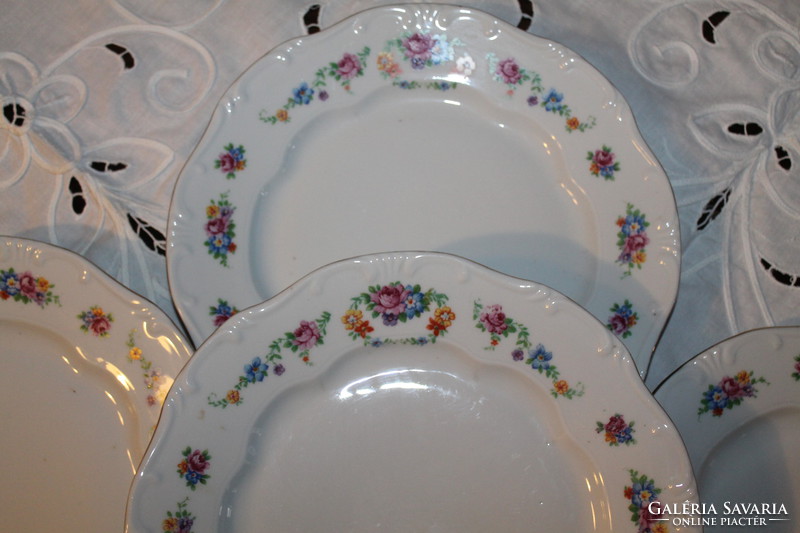 Antique zsolnay flat plates