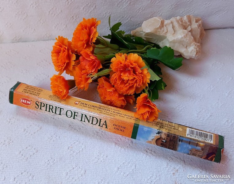 Premium quality Indian soul incense in a hex box, 20 strands - hem