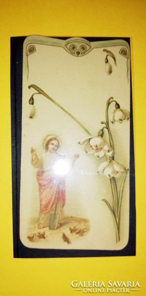 Antique holy image in prayer book