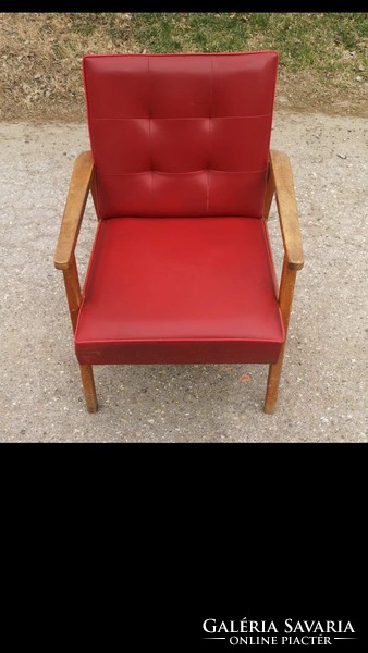 Retro Ferrari piros szék 