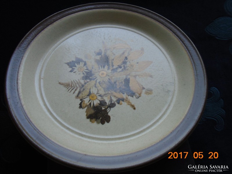 Doverstone staffordshire vintage english porcelain bowl with bouquet of field flowers