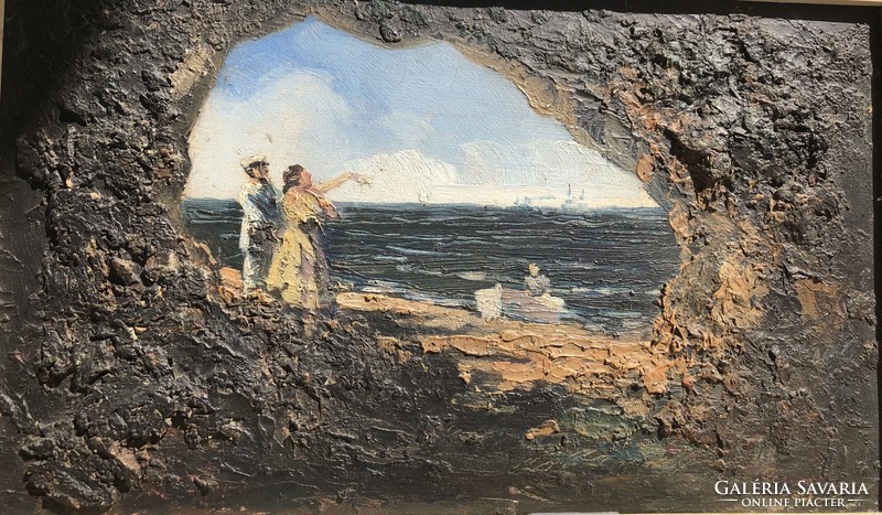 Pammer János 1885-    Sziklás képeslap