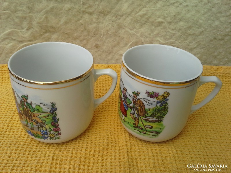 Czechoslovak porcelain cups from Austria, 2 pcs. Cheaper!