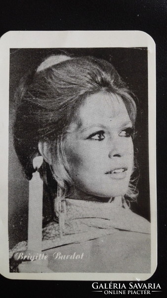 Kártyanaptár Brigitte Bardot  1972 Veszprém mozi